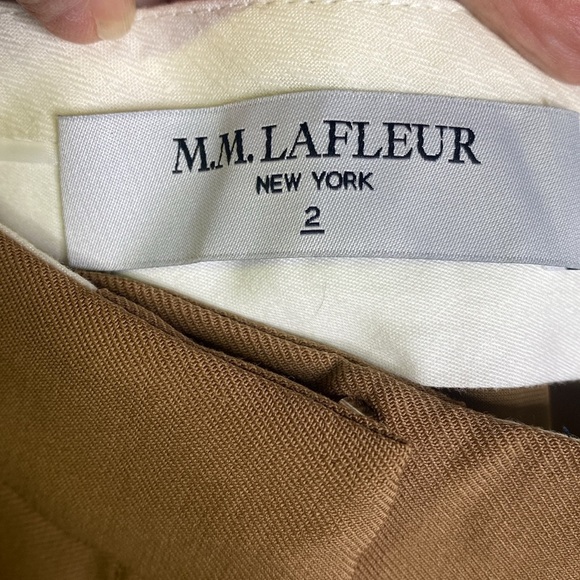 MM LaFleur Smith Pants Wool Twill in Camel Size 2 - Picture 5 of 5